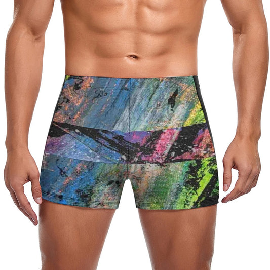 Gavin Scott Square Cut Swimming Trunks (Masc S-3XL)