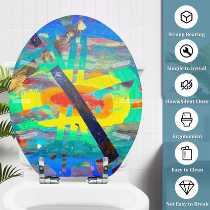 Gavin Scott Universal Toilet Seat w/Matching Soft-close Lid