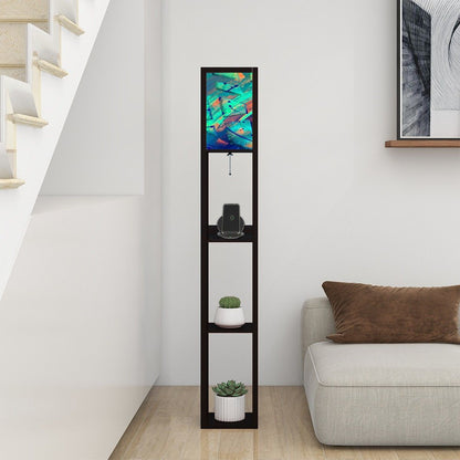 Gavin Scott Floor Lamp with Shelves (2 Colors)