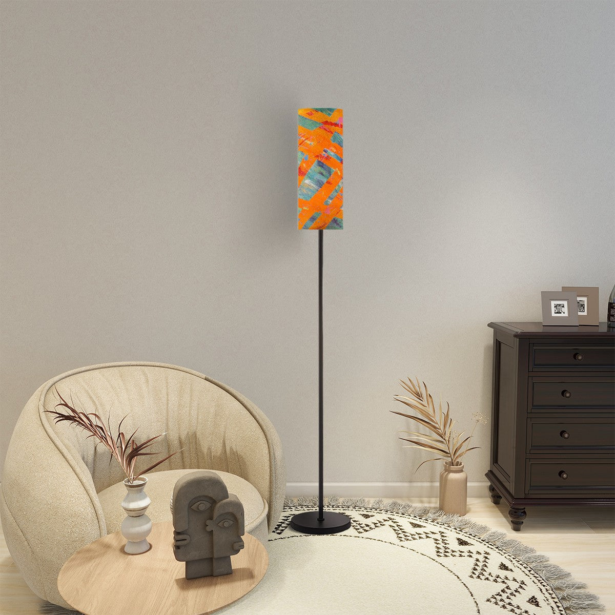 Gavin Scott Pillar Torch Floor Lamp