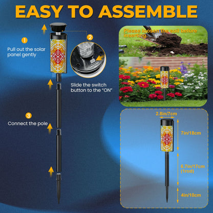 Gavin Scott Adjustable Outdoor Solar Lights (set of 4)