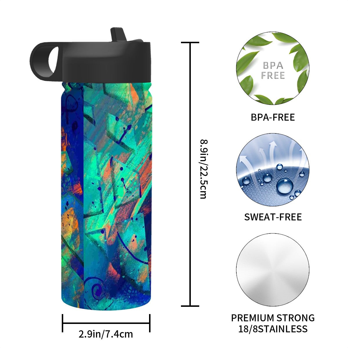 Gavin Scott Stainless Steel Vacuum Insulated Tumbler (18oz)