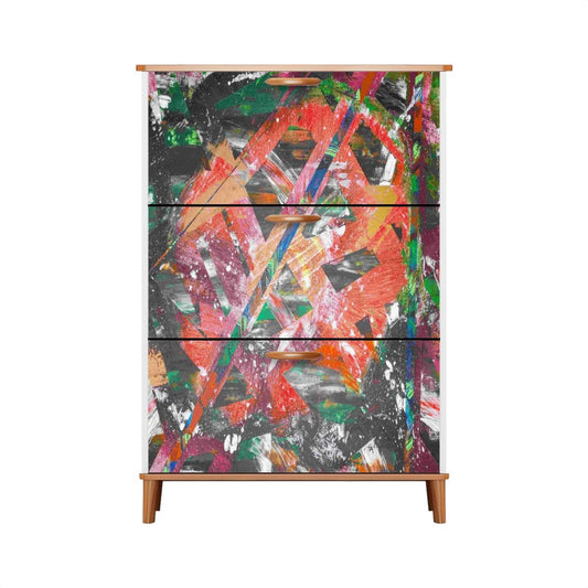 Gavin Scott Wood & Leather Shoe Cabinet