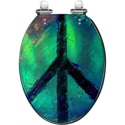 Gavin Scott Elongated Toilet Seat w/Matching Soft-close Lid (V-Shape)