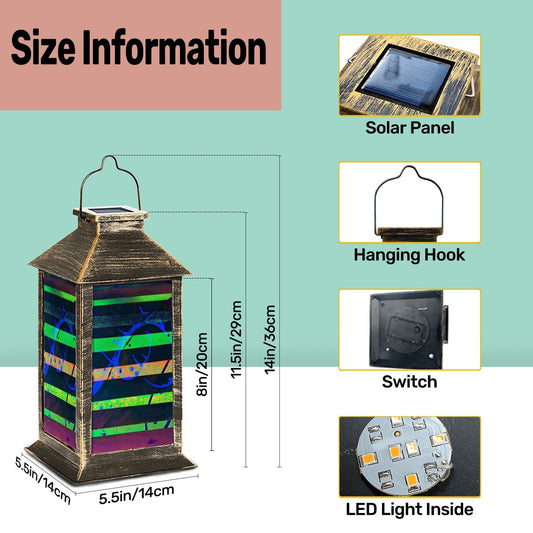 Gavin Scott Solar Powered Indoor/Outdoor Lantern