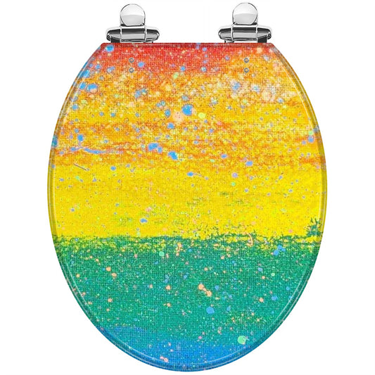 Gavin Scott PRIDE Universal Toilet Seat w/Matching Soft-close Lid