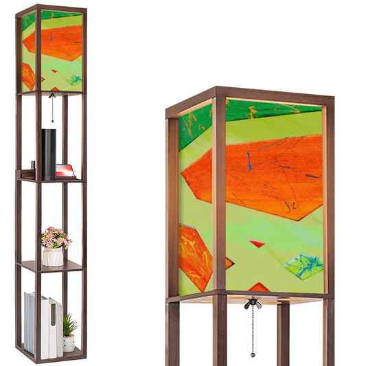 Gavin Scott Floor Lamp with Shelves (2 Colors)