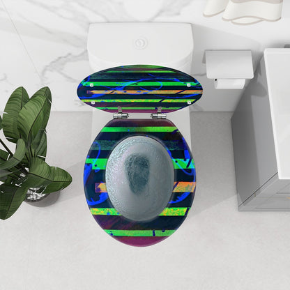 Gavin Scott Round Toilet Seat w/Matching Soft-close Lid (O-Shape)