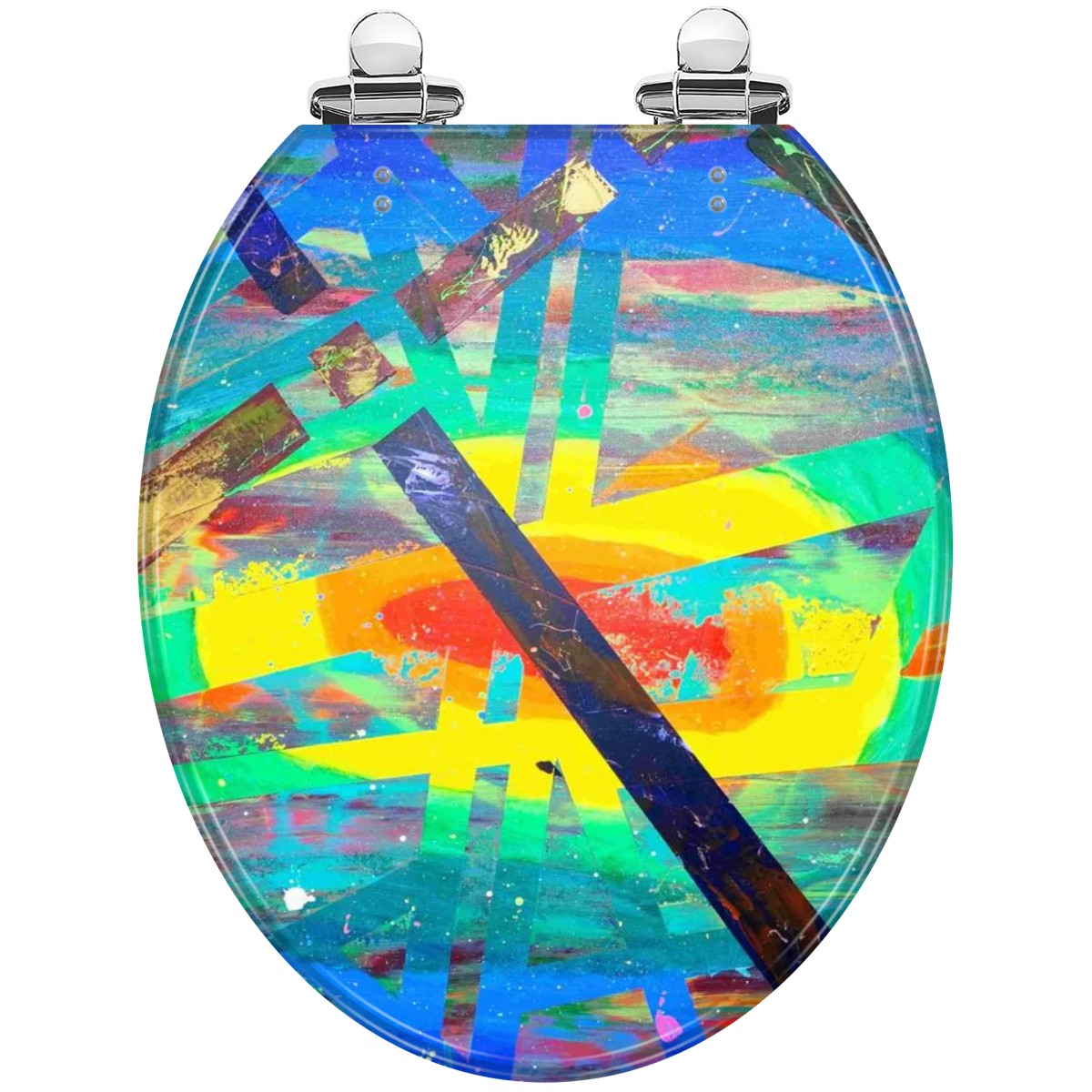 Gavin Scott Round Toilet Seat w/Matching Soft-close Lid (O-Shape)