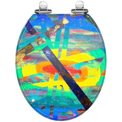 Gavin Scott Round Toilet Seat w/Matching Soft-close Lid (O-Shape)