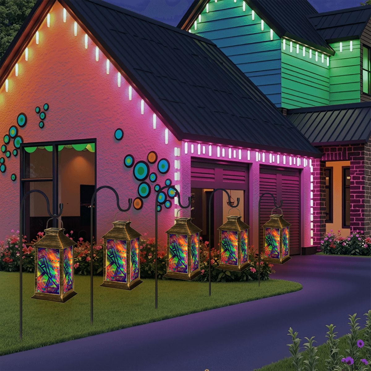 Gavin Scott Solar Powered Indoor/Outdoor Lantern