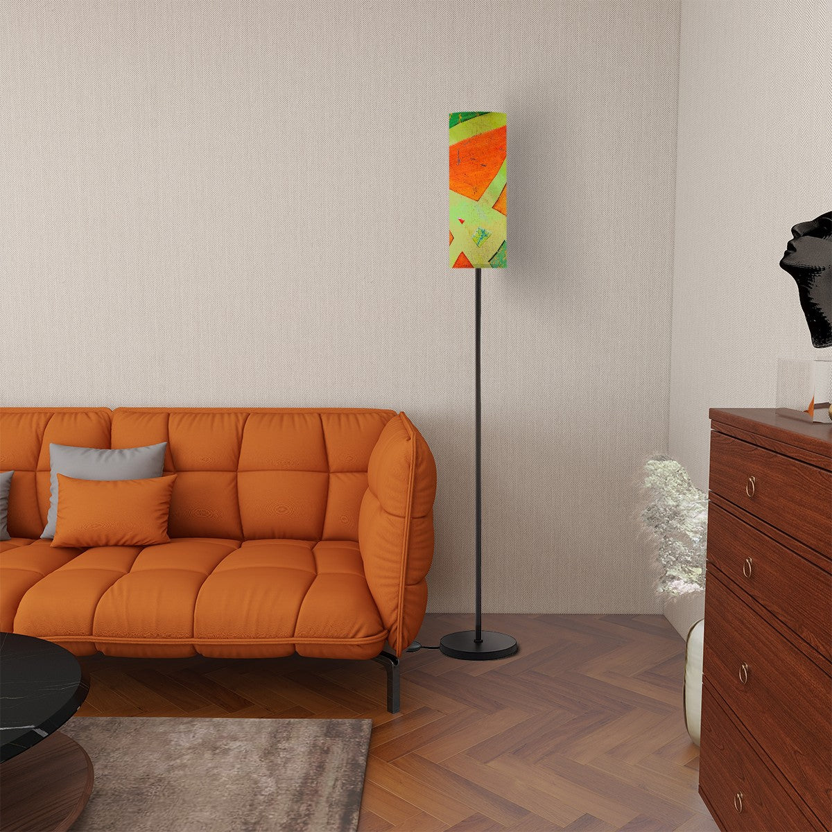 Gavin Scott Pillar Torch Floor Lamp