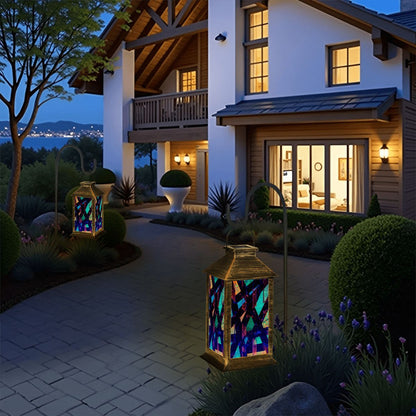 Gavin Scott Solar Powered Indoor/Outdoor Lantern