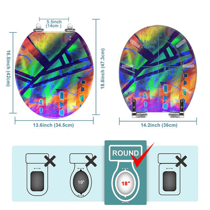 Gavin Scott Universal Toilet Seat w/Matching Soft-close Lid