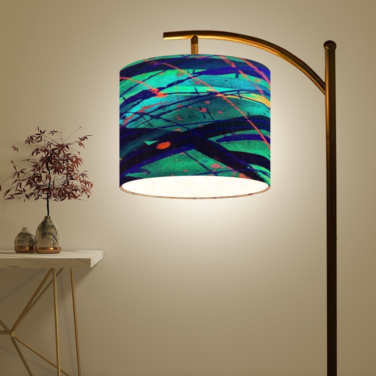 Gavin Scott Arc Floor Lamp w/Remote