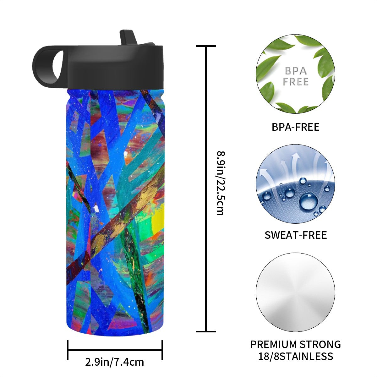 Gavin Scott Stainless Steel Vacuum Insulated Tumbler (18oz)