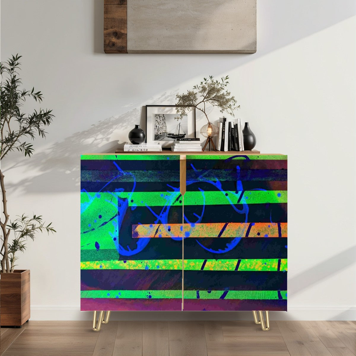 Gavin Scott Wooden Sideboard Cabinet