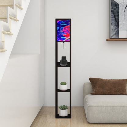 Gavin Scott Floor Lamp with Shelves (2 Colors)