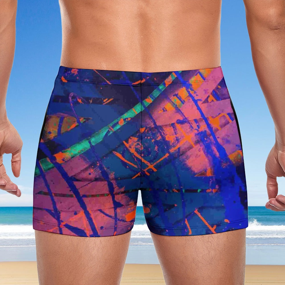 Gavin Scott Square Cut Swimming Trunks (Masc S-3XL)
