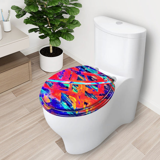 Gavin Scott Round Toilet Seat w/Matching Soft-close Lid (O-Shape)