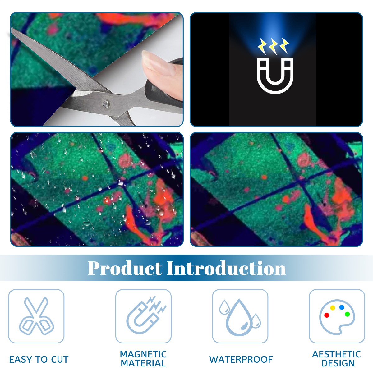 Gavin Scott Magnetic Locker Wallpaper 2 pcs