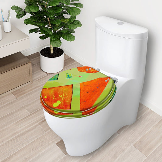 Gavin Scott Round Toilet Seat w/Matching Soft-close Lid (O-Shape)