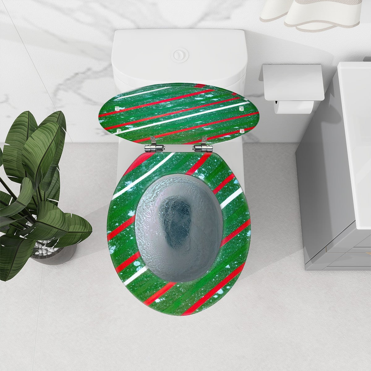 Gavin Scott Round Toilet Seat w/Matching Soft-close Lid (O-Shape)