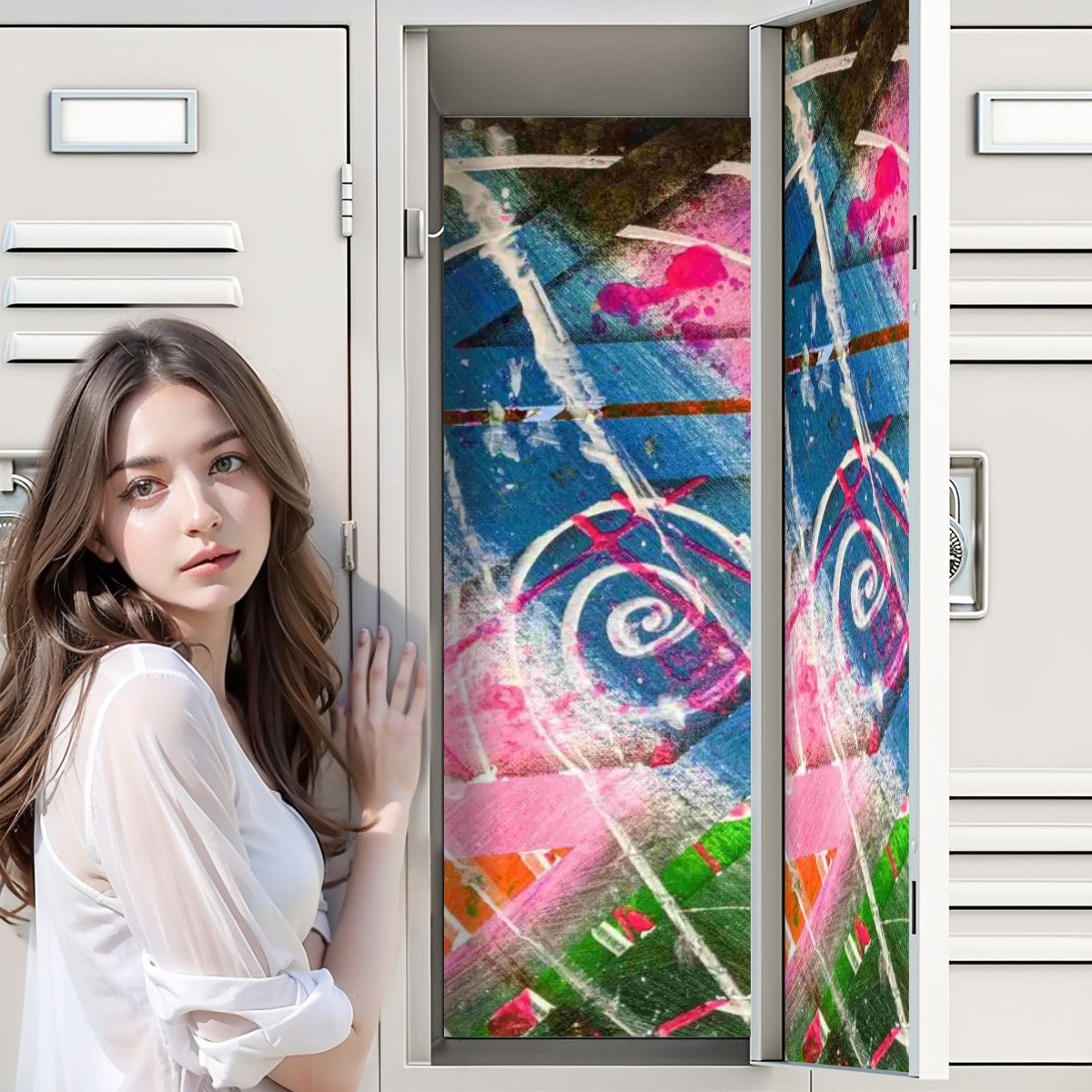 Gavin Scott Magnetic Locker Wallpaper 2 pcs