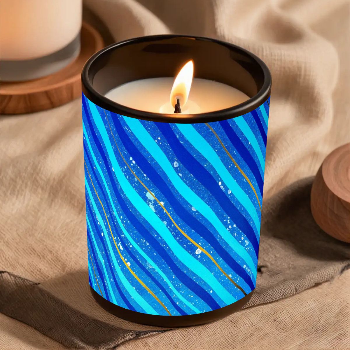 Gavin Scott Scented Black Jar Candle (6oz)