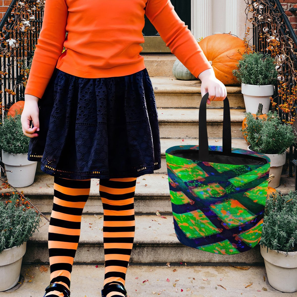 Gavin Scott Reusable Halloween Candy Bucket