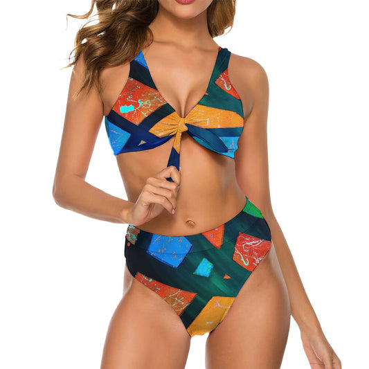 Gavin Scott Safflower Two-Piece Swimsuit (Femme S-2XL)