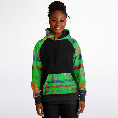 Gavin Scott Splash of Color Raglan Hoodie (Genderless XS-4XL)