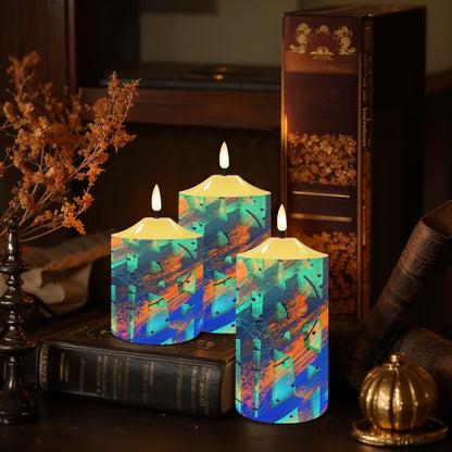 Gavin Scott Flameless Candles w/Remote (Set of 3)