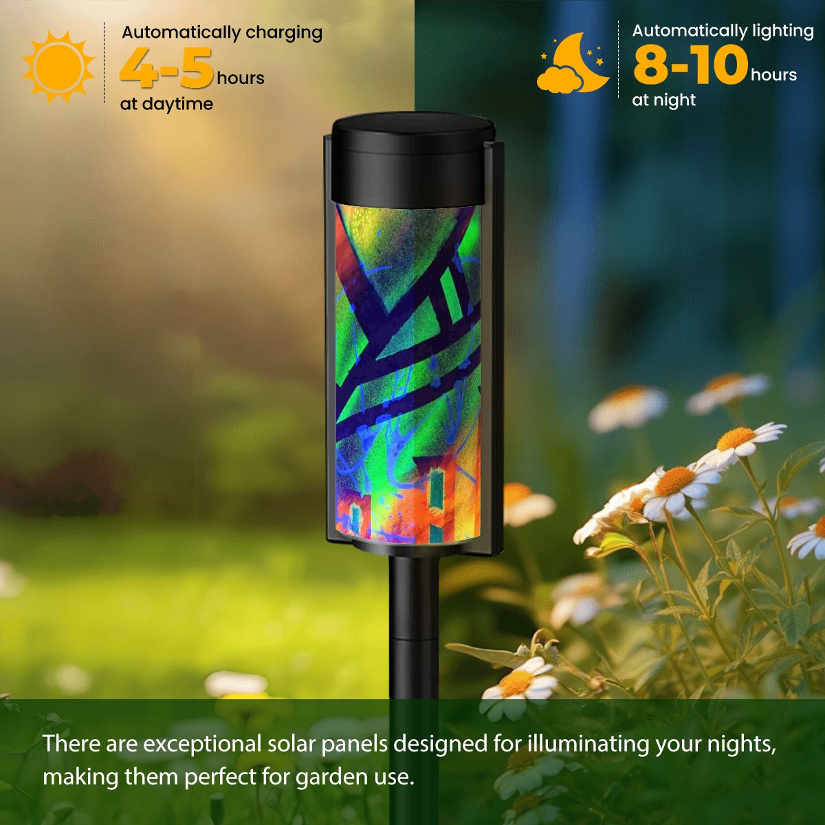 Gavin Scott Adjustable Outdoor Solar Lights (set of 4)