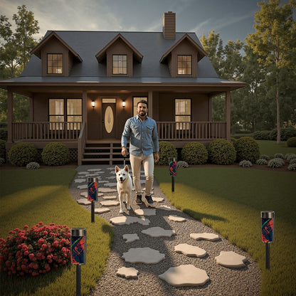 Gavin Scott Adjustable Outdoor Solar Lights (set of 4)