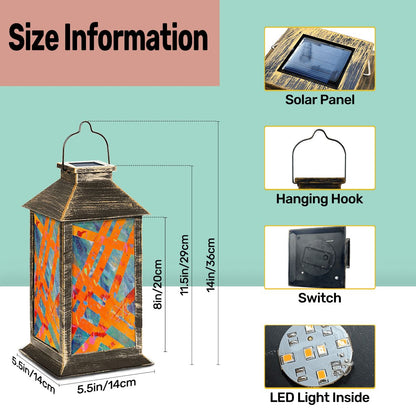 Gavin Scott Solar Powered Indoor/Outdoor Lantern
