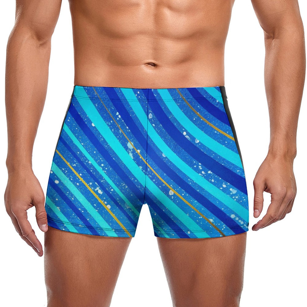Gavin Scott Square Cut Swimming Trunks (Masc S-3XL)