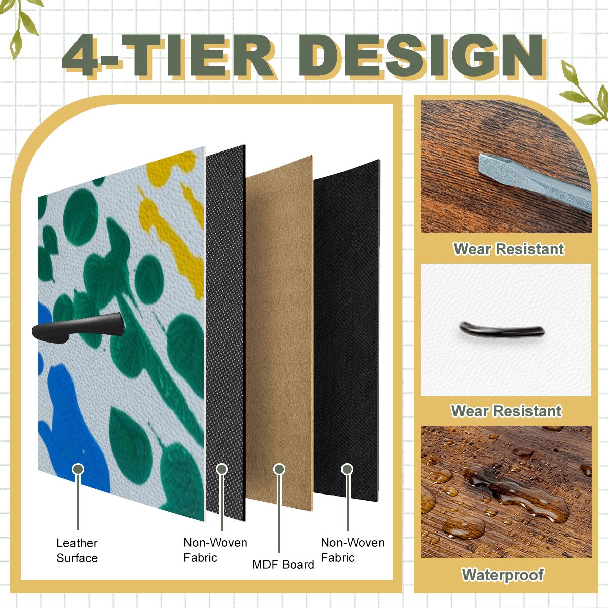 Gavin Scott TV Stand w/5 Drawer Dresser & Charging Station