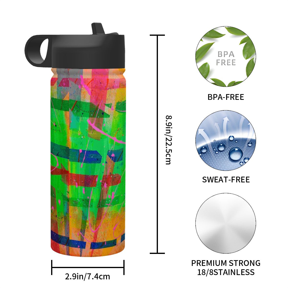 Gavin Scott Stainless Steel Vacuum Insulated Tumbler (18oz)