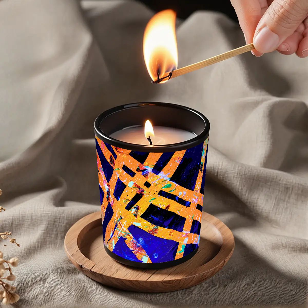 Gavin Scott Scented Black Jar Candle (6oz)