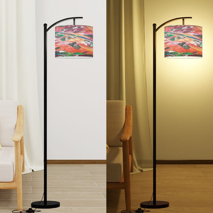 Gavin Scott Arc Floor Lamp w/Remote