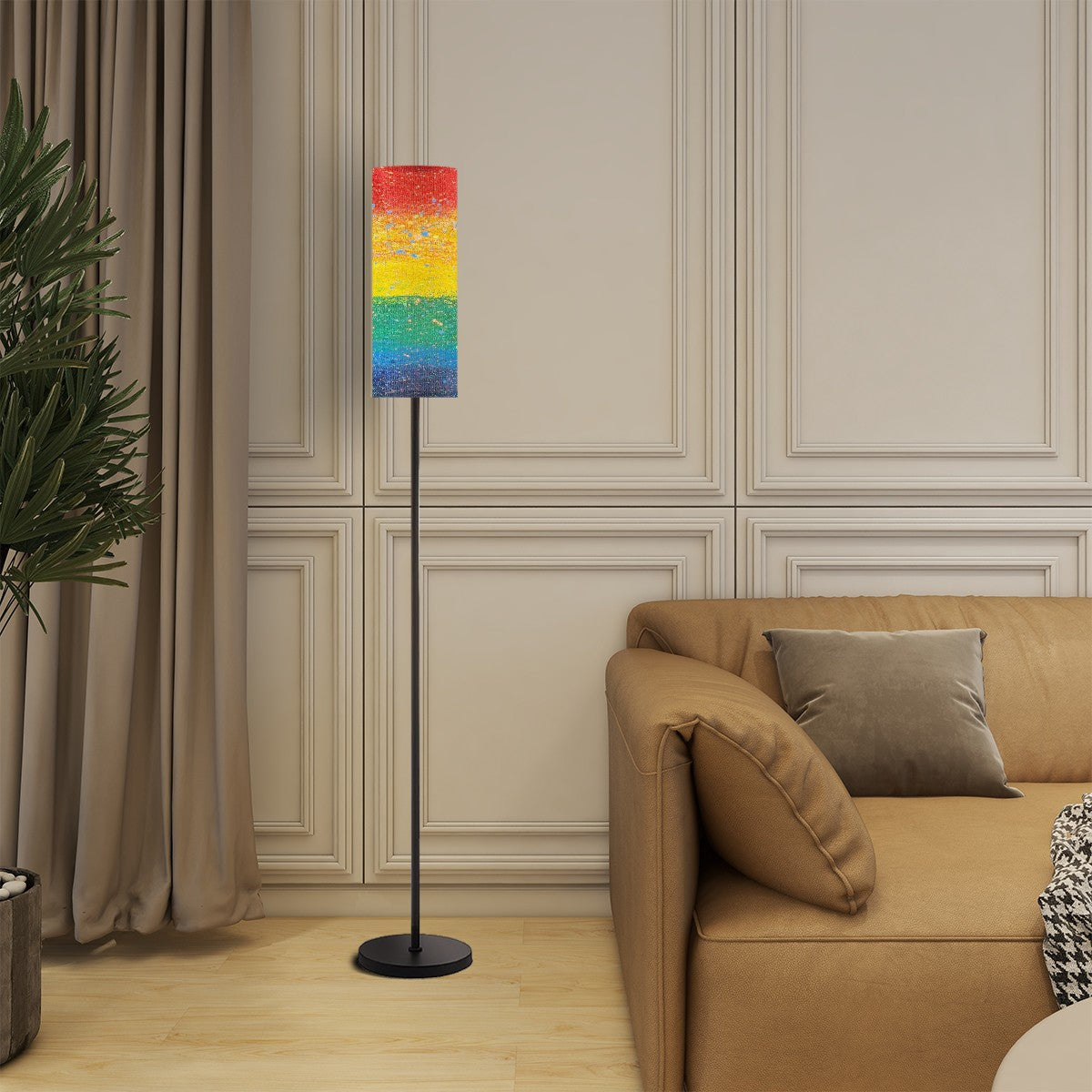 Gavin Scott PRIDE Pillar Torch Floor Lamp
