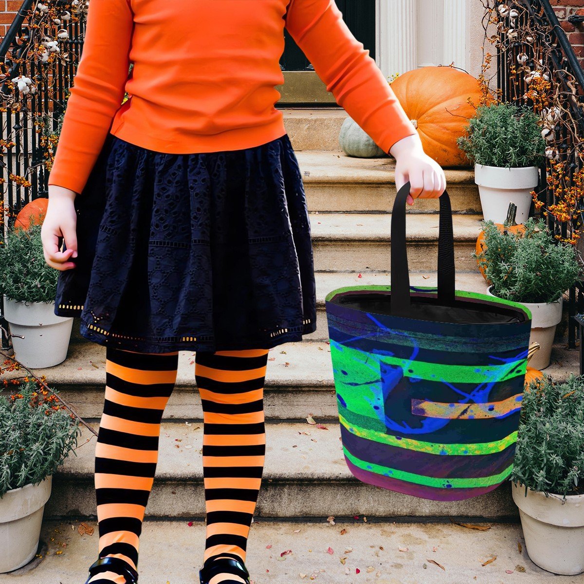 Gavin Scott Reusable Halloween Candy Bucket