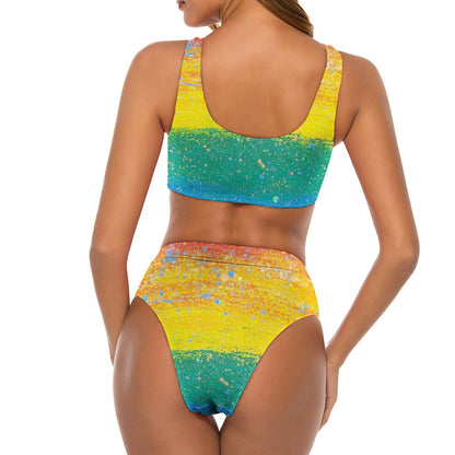 Gavin Scott Safflower Two-Piece Swimsuit (Femme S-2XL)
