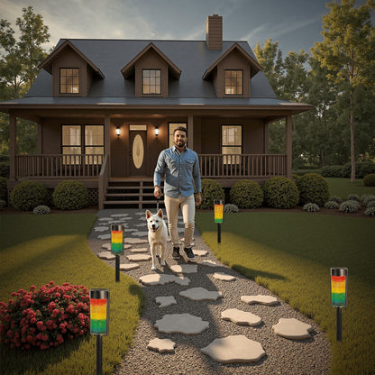 Gavin Scott Adjustable Outdoor Solar Lights (set of 4)