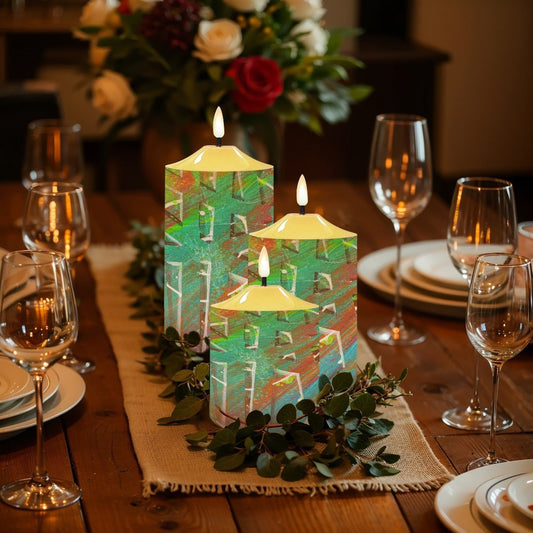 Gavin Scott Flameless Candles w/Remote (Set of 3)