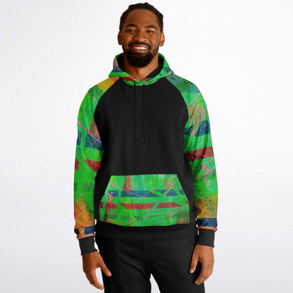 Gavin Scott Splash of Color Raglan Hoodie (Genderless XS-4XL)