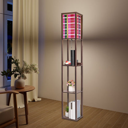 Gavin Scott Floor Lamp with Shelves (2 Colors)