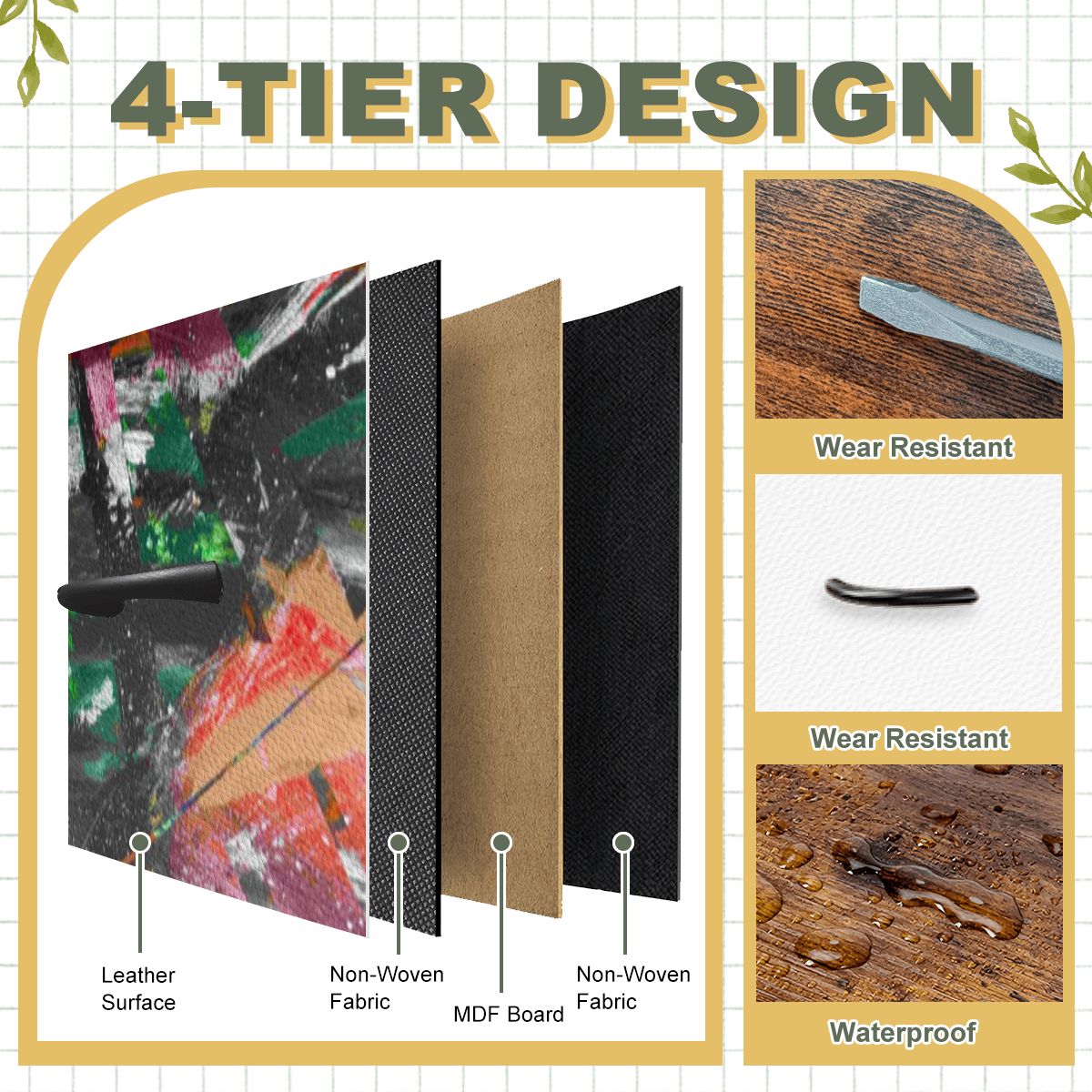 Gavin Scott TV Stand w/5 Drawer Dresser & Charging Station