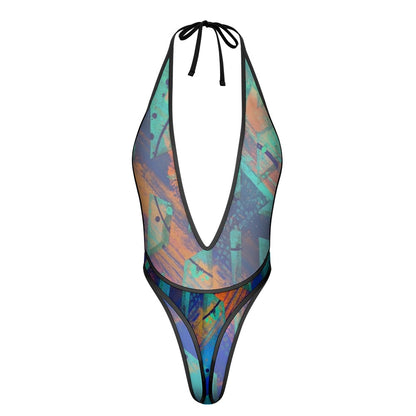 Gavin Scott Deep Plunge Jumpsuit (Femme S-3XL)